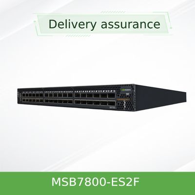 MSB7800-ES2F Network IB Mellanox 100 GB Przełącznik High Speed ​​In Date Center