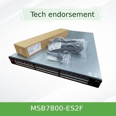 MSB7800-ES2F Mellanox Network Switch-IB 2 oparty na EDR InfiniBand 1U 36 portów QSFP28