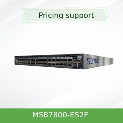 MSB7800-ES2F 36-portowe przełączniki Ethernet Mellanox Wysoka wydajność