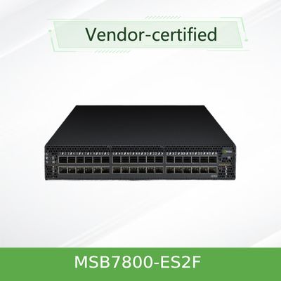MSB7800-ES2F Przełącznik sieciowy Mellanox InfiniBand EDR 100Gb/S System 36 portów QSFP28 1U