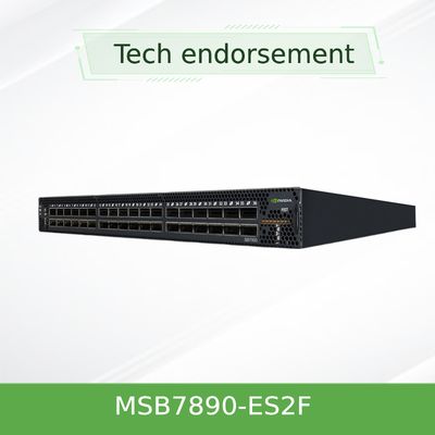 36p Zarządzany zewnętrznie przełącznik EDR 100 Gb/s Smart Mellanox Infiniband MSB7890-ES2F Nieblokujący