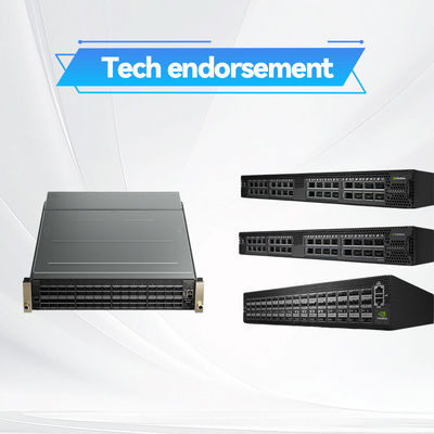 2-rdzeniowy przełącznik Mellanox SN2000 o małej głębokości MSN2100-CB2F 100GbE 1U 16 portów QSFP28 2 zasilacze AC X86