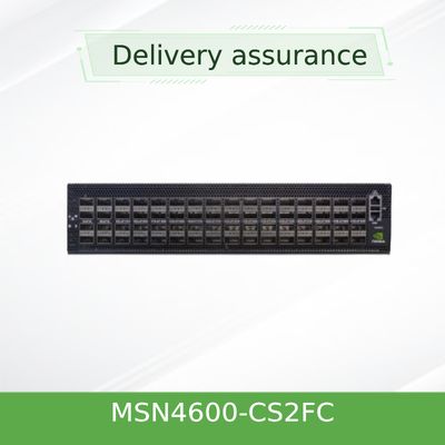 100GbE 2U Otwarty przełącznik sieciowy Mellanox MSN4600-CS2FC z Cumulus Ethernet