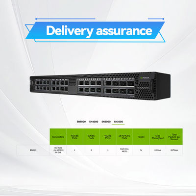 MSN2700-CS2F Przełącznik sieciowy Mellanox oparty na spektrum 25GbE/100GbE 1U Otwarty przełącznik Ethernet