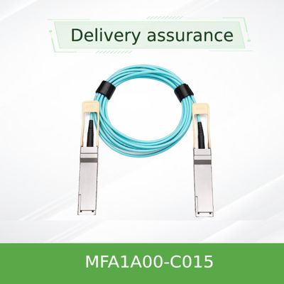 Kabel Ethernet 100GbE QSFP LSZH Mellanox AOC MFA1A00-C015 15m