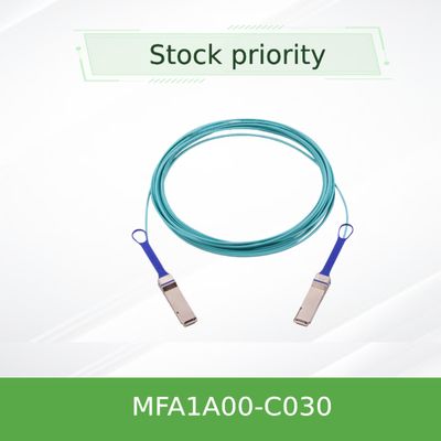 Aktywne kable optyczne AOC Mellanox 100GbE MFA1A00-C030 QSFP LSZH 30m