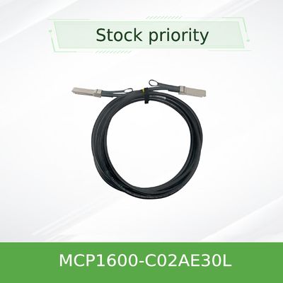 Sieć kablowa 2,5 m 100 GbE QSFP28 Mellanox DAC MCP1600-C02AE30L