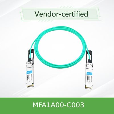 QSFP LSZH Aktywny kabel optyczny Mellanox AOC MFA1A00-C003 100GbE 3m