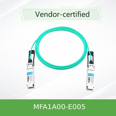MFA1A00-E005 Aktywny kabel optyczny InfiniBand EDR do 100 Gb/s QSFP LSZH 5 m Kabel Mellanox AOC