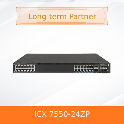 Przełącznik sieciowy RUCKUS ICX 7550-24ZP Advanced Multigigabit Stackable Switch dla sieci nowej generacji