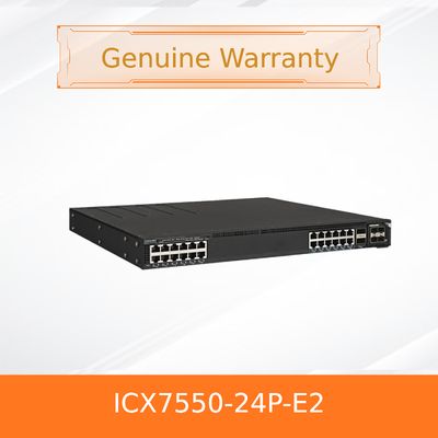 Przełącznik zarządzania siecią Ruckus ICX7550-24P-E2 High-Performance Enterprise Switch