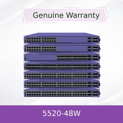 Niezawodny przełącznik Extreme 5520-48W, zasilacz do użytku globalnego3