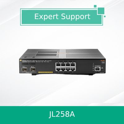 Przełącznik Hpe Aruba Networking 2930f 8g Poe+ 2SFP+ (JL258A) Nowy i oryginalny