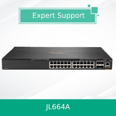 Przełącznik Aruba 6300m Series Switch 24-portowy 1 GbE i 4-portowy SFP56 Switch Jl664A