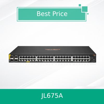 Przełącznik Hpe Aruba Networking Cx 6100 48g Class4 Poe 4SFP+ 370W (JL675A) Nowy i oryginalny
