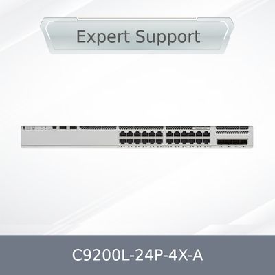 Nowy oryginalny fabryczny zapieczętowany C9200L-24p-4X-a 9200L 24-port Poe+ 4 X 1g Network Advantage Ciscos Switch C9200L-24p-4X-a