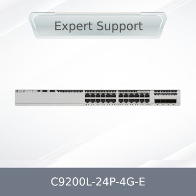 C9200L-24P-4G-E Cisco Catalyst 24 Port PoE Warstwa3 zarządzany Gigabit Ethernet 4 SFP Port Stackable Sieć C9200L-24P-4G-E