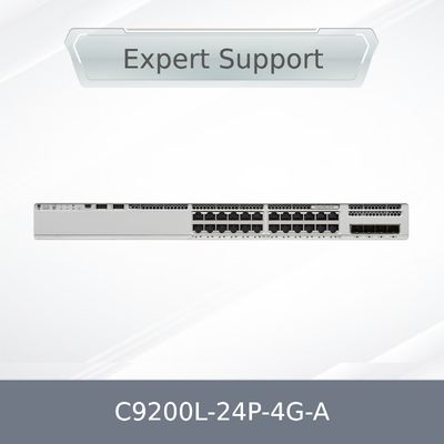 Nowy, oryginalny, czysty, magazynowy przełącznik 9200L C9200L-24p-4G-a Cata Lyst 9200L 24-portowy PoE+, 4 x 1G, Network Advantage C9200L-24p-4G-a