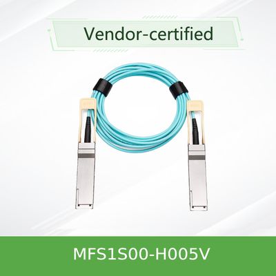 NVIDIA MFS1S00-H005V 200Gb/s QSFP56 Aktywny kabel optyczny - 5m AOC dla HDR InfiniBand i 200GbE