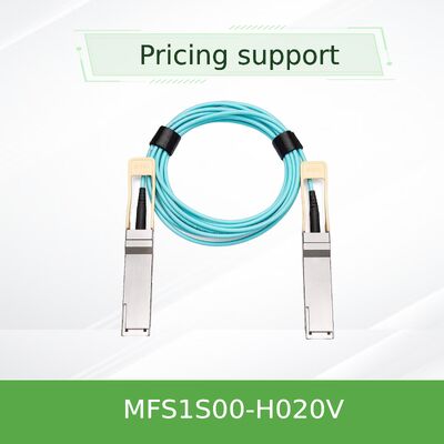 mellanox MFS1S00-H020V 20m 200Gb/s QSFP56 Aktywny kabel optyczny Długotrwałego Centrum Danych Rozwiązanie połączenia
