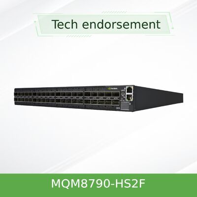 Przełącznik NVIDIA Quantum MQM8790-HS2F 200G InfiniBand 40-portowy niezarządzany 200Gb/s Alternatywa dla Mellanox
