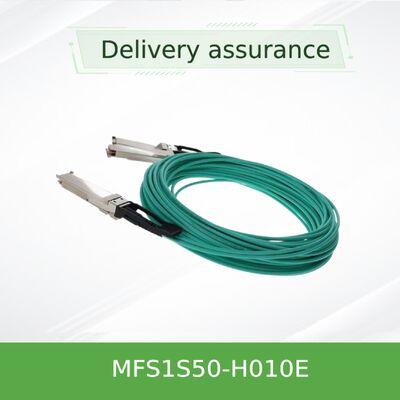 Kabel rozdzielający NVIDIA MFS1S50-H010E 200G na 2x100G QSFP56 AOC o niskim opóźnieniu