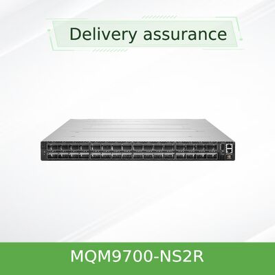 Przełącznik InfiniBand NVIDIA Quantum-2 MQM9700-NS2R 64-portowy 400Gb/s z odwrotnym przepływem powietrza (C2P)