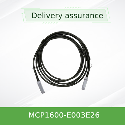 Pasywny kabel DAC Mellanox MCP1600-E003E26 100 Gb/s QSFP28 – 3 m, 26 AWG, kompatybilny z InfiniBand EDR i 100 GbE