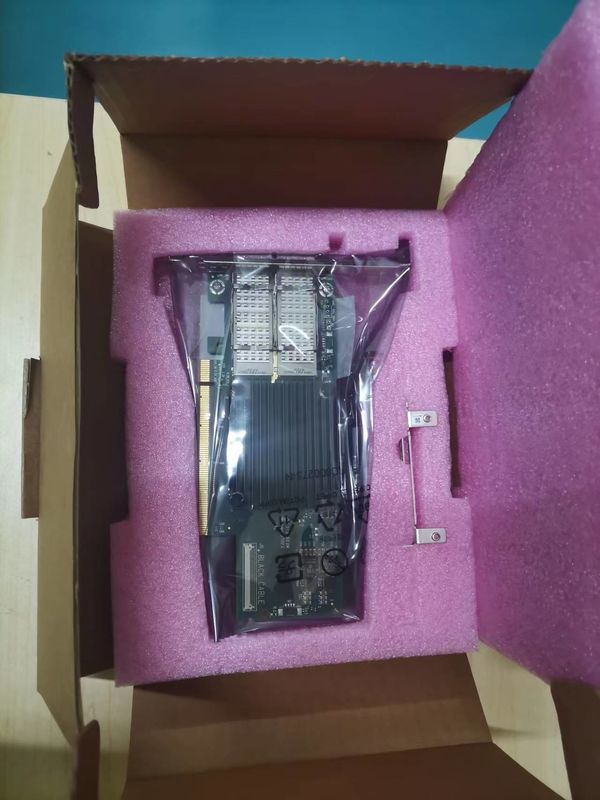 100g HDR Infiniband Mellanox 100gb Nic Interfejs sieciowy QSFP56 MCX653106A-ECAT MCX653106A-ECAT