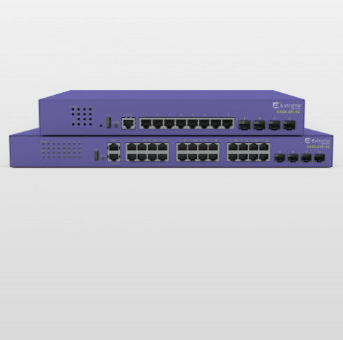 Pełny półdupleks 802.3at Poe X435 Ekstremalny sieciowy przełącznik AVB 24T-4S 48 portów 216 Gb/s