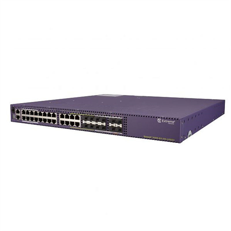 24-portowy wieżowy przełącznik Extreme Network AVB X460-G2-24t-GE4-Base 216 Gb/s