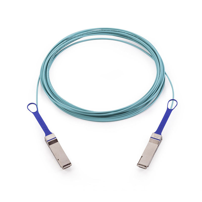 Oparty na VCSEL kabel QSFP Mellanox AOC MFA1A00-E015 IB EDR do 100 Gb/s