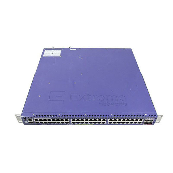 RJ45 48x Extreme X460 Przełącznik PoE+ Port konsoli 10GE4 Baza 48 portów