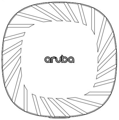 Podwójne radio Seria 510 Campus AP 515 Aruba Wifi 6 802.11ax Anteny wewnętrzne Unified AP