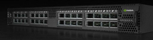 2 zasilacze AC Mellanox Open Network Switch Cumulus Linux Switch MSN3700-VS2FC 200GbE 1U