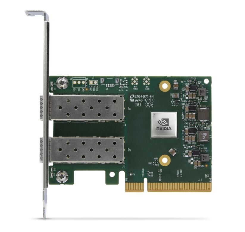 Interfejs ConnectX-6 DX EN Karta sieciowa Mellanox MCX623105AN-VDAT Dwuportowy 100 GbE QSFP56