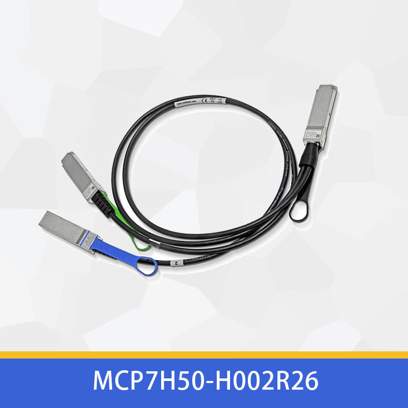 Kabel DAC HDR100 Mellanox o długości 2 m Bezpośrednio podłączany kabel światłowodowy MCP7H50-H002R26 MCP7H50-V0xxR QSFP56