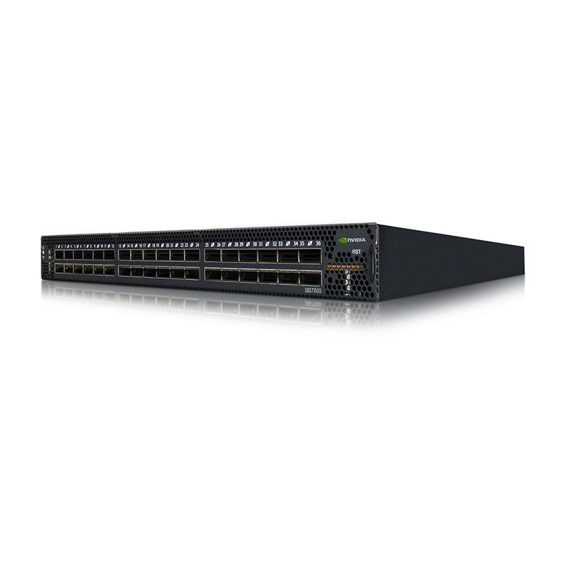 MSB7800-ES2F Mellanox Network Switch-IB 2 oparty na EDR InfiniBand 1U 36 portów QSFP28