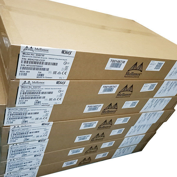 MQM9790-NS2F Przełącznik sieciowy InfiniBand Mellanox 64 porty 400 Gb/s 32 porty OSFP niezarządzane