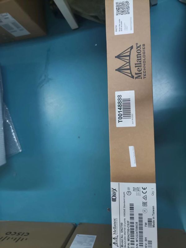 MSN2700-CS2F Przełącznik sieciowy Mellanox oparty na spektrum 25GbE/100GbE 1U Otwarty przełącznik Ethernet