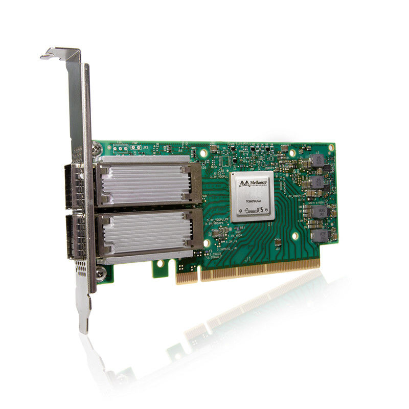Adapter ConnectX-5 Ex VPI Karta sieciowa Mellanox EDR InfiniBand i podwójny port 100GbE QSFP28 MCX556A-EDAT