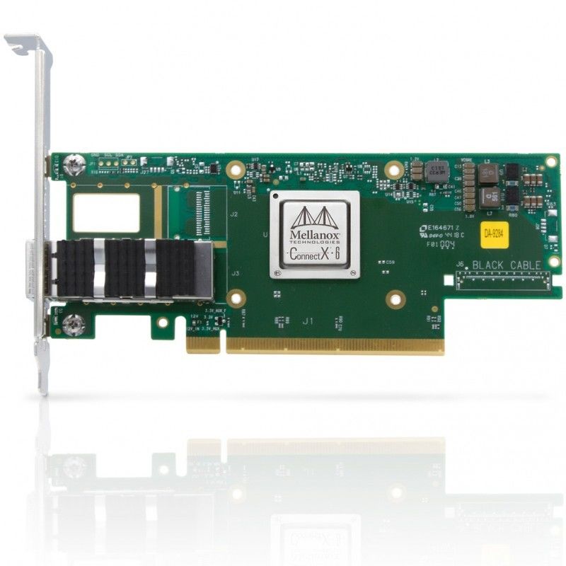 MCX653106A-ECAT Mellanox 100 GB Nic ConnectX- 6 VPI Hdr100 Edr Ib podwójny port