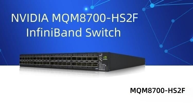 MQM8700-HS2F Przełącznik sieciowy Mellanox 40 portów 200G InfiniBand do centrum danych