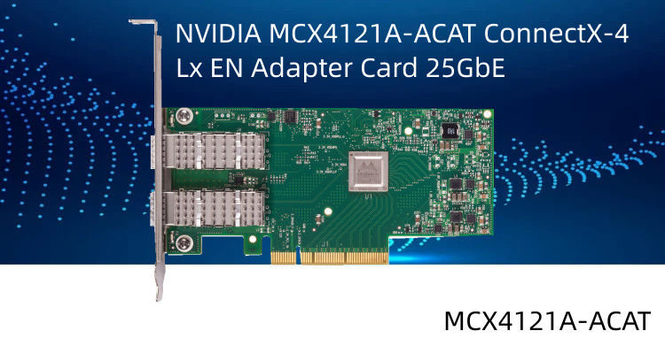 Dwuportowa karta sieciowa Mellanox ConnectX-4 Lx EN 25GbE SFP28 PCIe3.0 X8 MCX4121A-ACAT