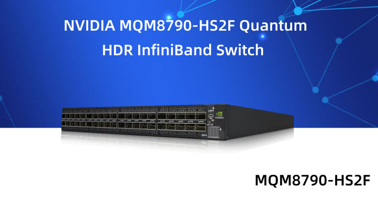 MQM8790-HS2F Mellanox Switch 40 Port 200G InfiniBand Data Center 40 X HDR QSFP56 Niezarządzane