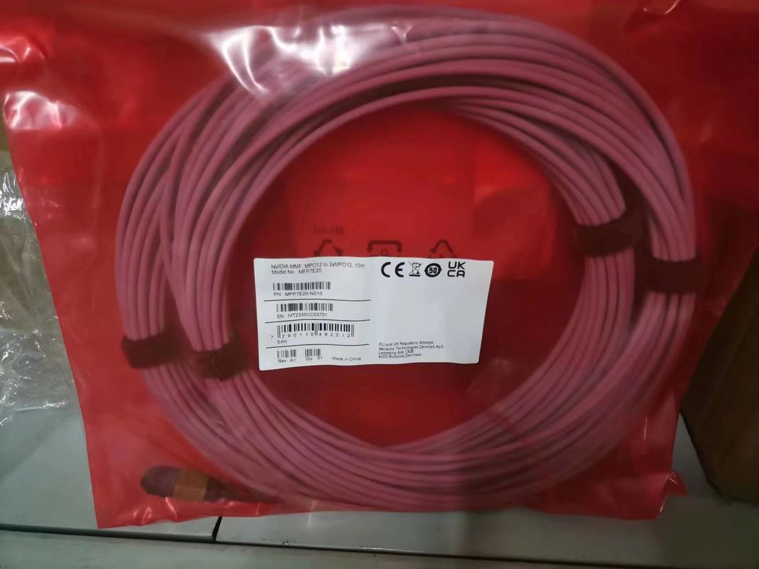 Kabel Mellanox DAC MCA4J80-N005 Kabel miedziany aktywny IB Twin Port NDR 800Gb/s OSFP 5 metrów