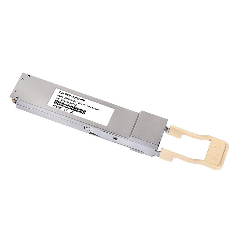 Przepustowość 400G sieci Ethernet Moduł nadajnika światłowodowego OSFP SR4 z funkcjami diagnostycznymi cyfrowymi