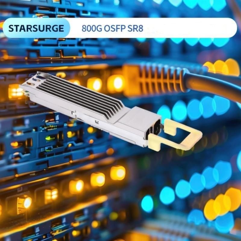 Maksymalna moc otrzymywana ≤ 17 W 800G OSFP SR8 nadajnik dla urządzeń światłowodowych InfiniBand NDR 8x100GbE
