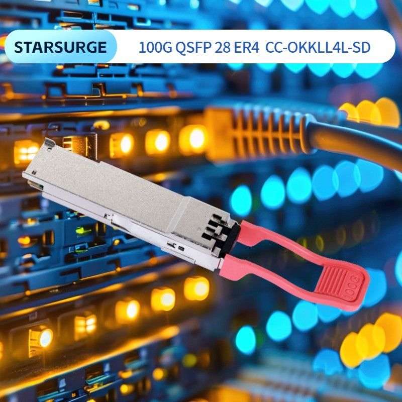 3.3V źródło zasilania stałego łączność komputerowa 100G QSFP28 BIDI SR Transceiver dla centra danych