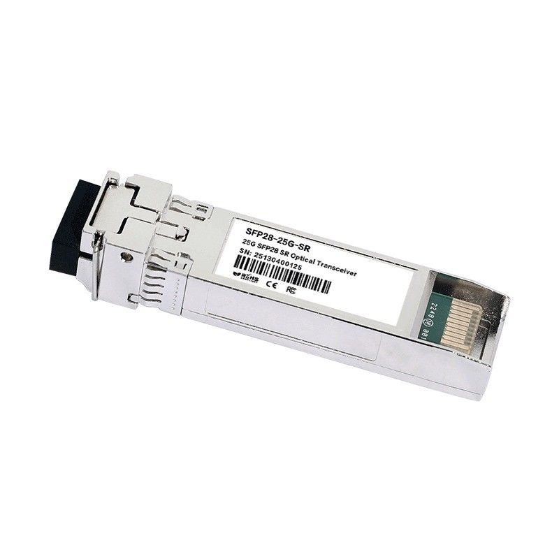 10 km pojedynczy tryb 25G SFP28 Optyczny protokół transceiver Zgodność SFF-8472 Speed ​​LC Conlector CE FCC ROHS Certyfikowany